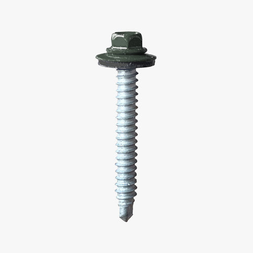 Bi Metallic Hex Head Self Drilling Screws with grey painted head