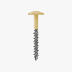 4.8 x 25 x 12mm Low Profile Wood Screw Stainless Steel A2 - RAL 1002 Sand Yellow