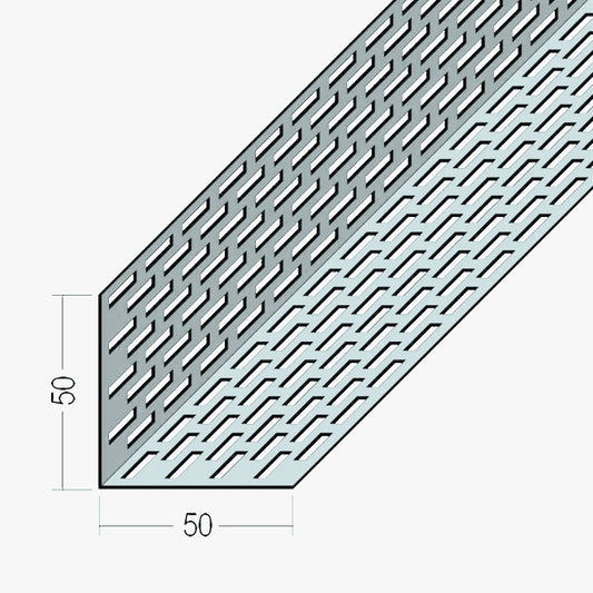Aluminium Façade Ventilation Profile 50 x 50mm Mill Finish