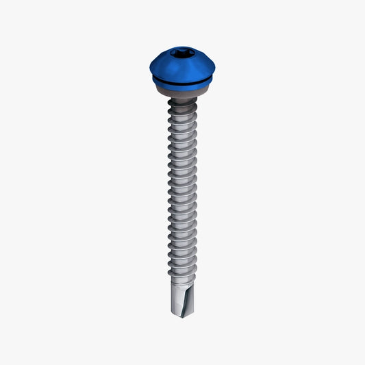 Bi Metallic Stainless Steel Steel Self Drilling Low Profile Screws - 5.5 x 50 x 12mm
