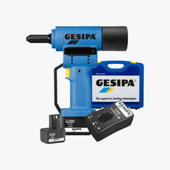 Gesipa AccuBird Cordless Riveting Tool with Battery and Charger