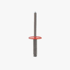 A4 Stainless Steel Dome Head Large Flange Rivet - 4.8 x 22 x 16 - 100 Pack