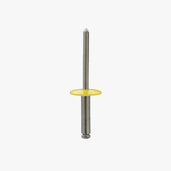 A4 Stainless Steel Dome Head Large Flange Rivet - 4.8 x 22 x 16 - 100 Pack