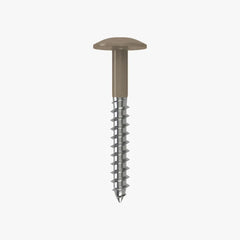 4.8 x 25 x 12mm Low Profile Wood Screw Stainless Steel A2 - RAL 1035 Pearl Beige