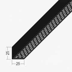 PVC Ventilation Profile 25 x 25mm x 2.5m
