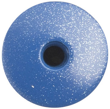 A wet painted panel rivet in metallic blue